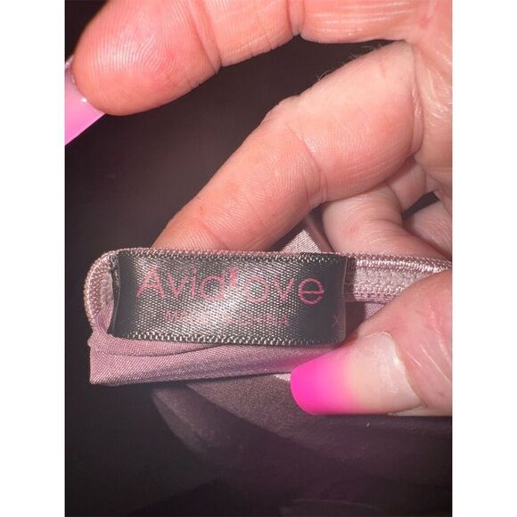 - Avidlove Lavender Satin Chemise Lace Trim Adjustable Straps Size XXL - Picture 4 of 8